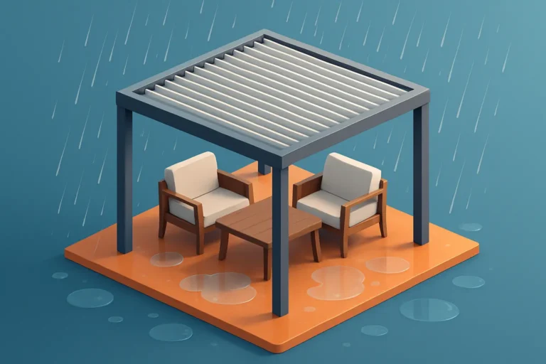 Are Louvered Pergolas Waterproof in Rain?