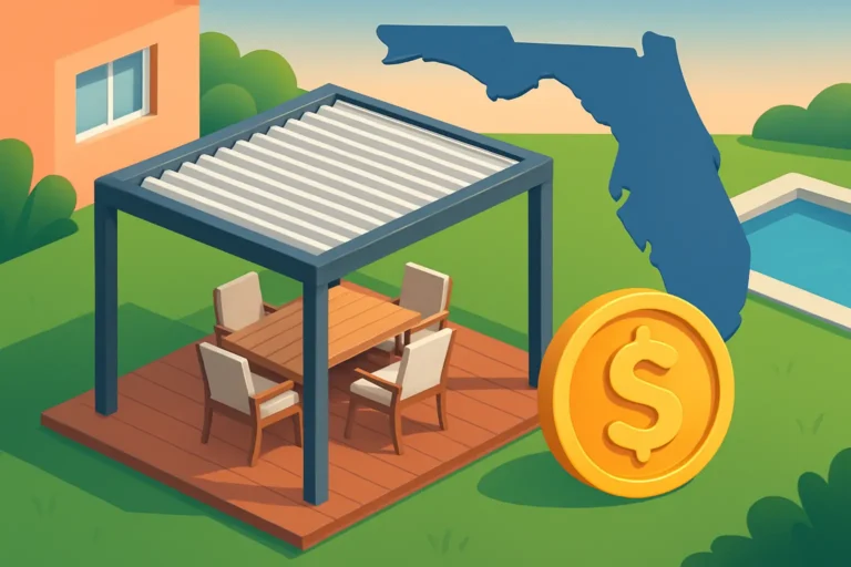 Motorized Pergola Cost in Florida: Real Numbers