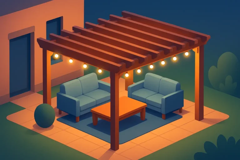 Pergola Lighting That Looks Built-In, Not Added On