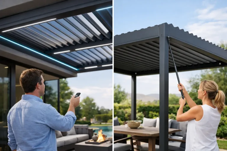 Motorized Pergola vs Manual: Which Fits Best?