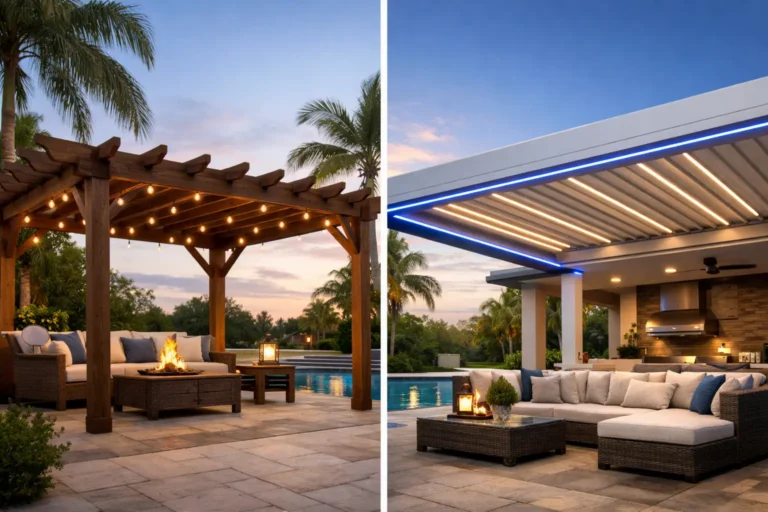 Pergola vs Patio Cover Florida